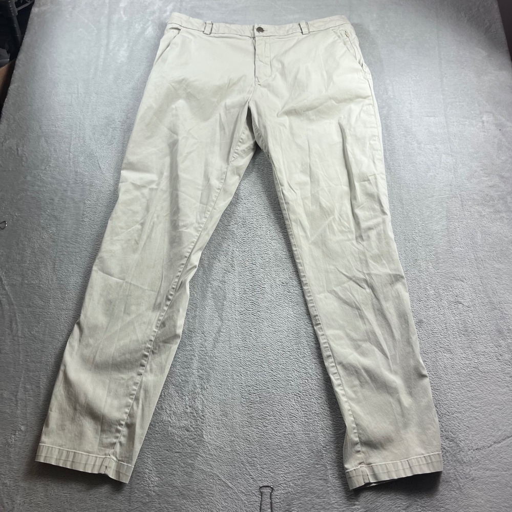 Lululemon Commission Pant Classic 36 Light Khaki Tan ABC Chino M5404S
